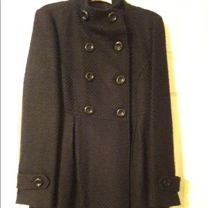Black Wool Coat **